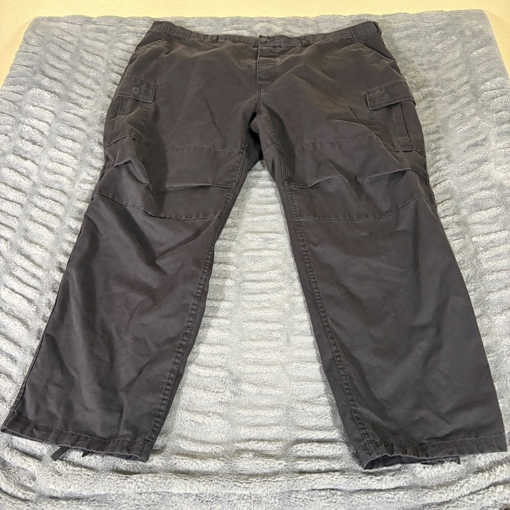 Rothco BDU Tactical Cargo Pants Black XXXL Regular Mens 49x31 6-Pocket Utility
